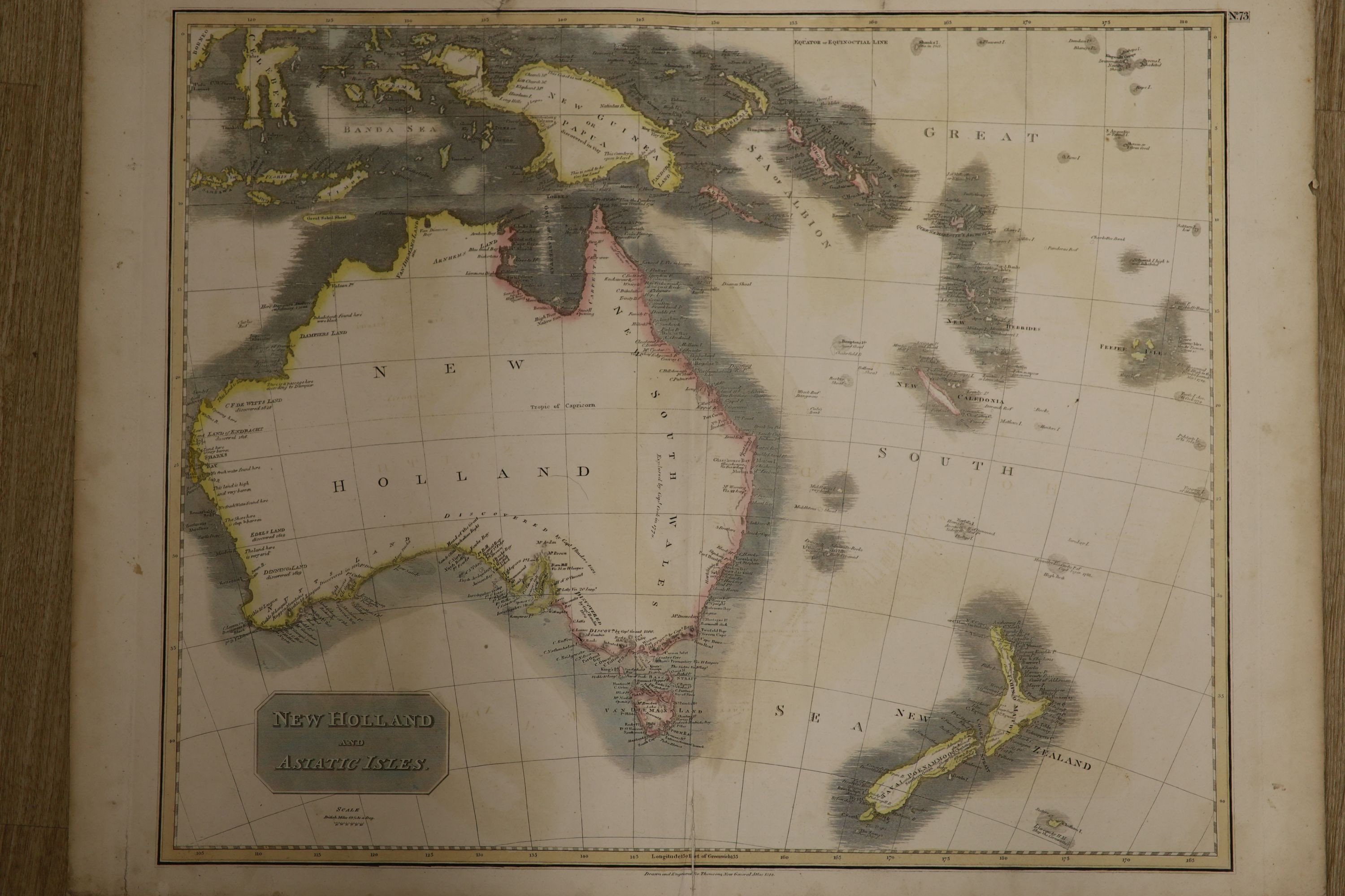 A folio of 19th century maps of Tasmania